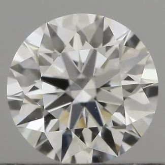 0.56 Carat Round G VVS2 EX GIA Natural Diamond