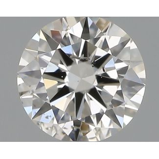 0.30 Carat Round G SI2 EX IGI Natural Diamond