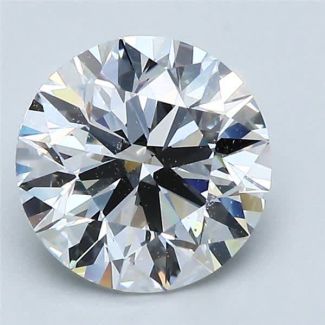 2.0 Carat Round F VS2 EX GIA Natural Diamond