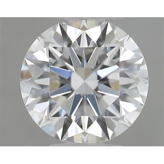 0.36 Carat Round F VVS1 EX GIA Natural Diamond