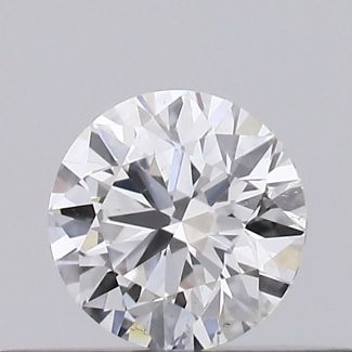 0.23 Carat Round D SI1 EX VG GIA Natural Diamond