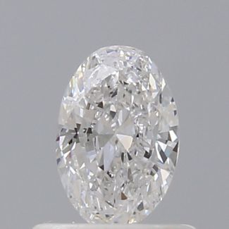 0.50 Carat Oval D VS2 - VG GD GIA Natural Diamond