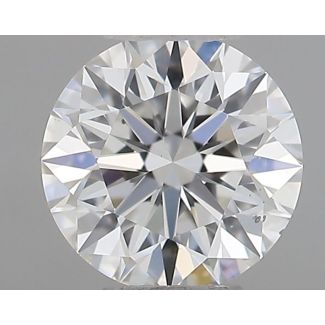 0.41 Carat Round F VS2 EX GIA Natural Diamond