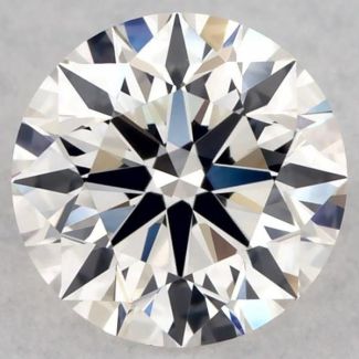 0.31 Carat Round H VVS2 EX GIA Natural Diamond