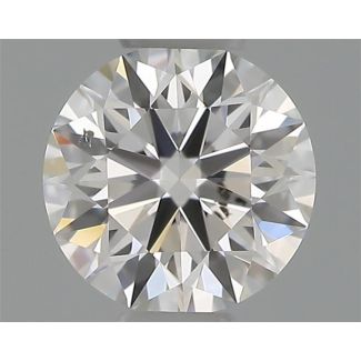 0.31 Carat Round E SI2 EX GIA Natural Diamond