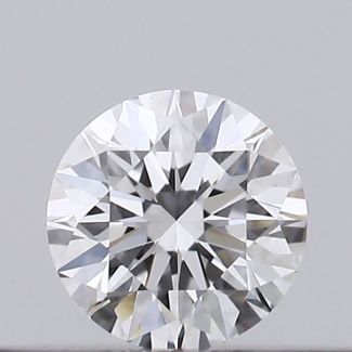 0.16 Carat Round D VVS1 EX GIA Natural Diamond