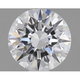 0.46 Carat Round D VS1 EX GIA Natural Diamond