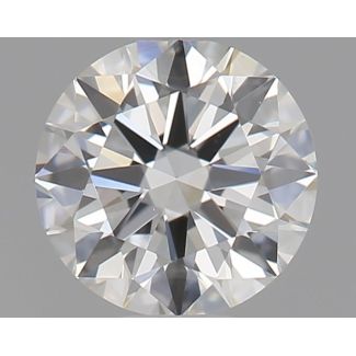 0.5 Carat Round E VS2 EX GD GIA Natural Diamond