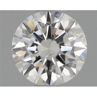 0.50 Carat Round E SI1 VG EX GIA Natural Diamond