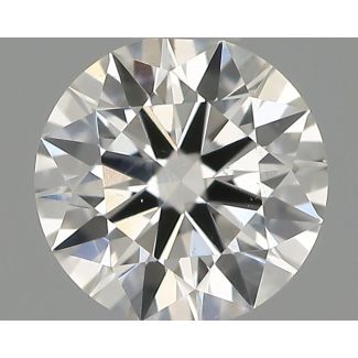 0.41 Carat Round E VS2 EX IGI Natural Diamond