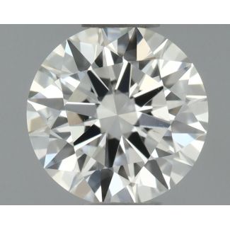 0.4 Carat Round H VS2 EX VG GIA Natural Diamond