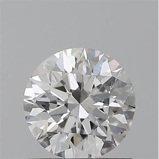 0.92 Carat Round F SI2 EX GIA Natural Diamond