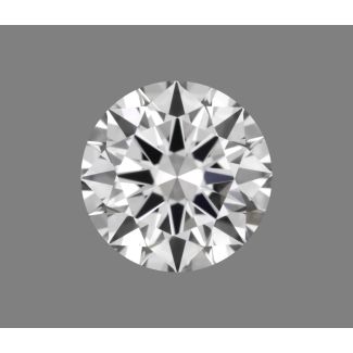 0.26 Carat Round H VVS1 EX GIA Natural Diamond