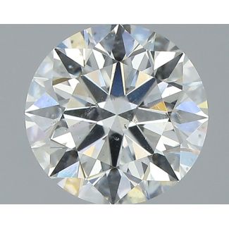 0.92 Carat Round F SI2 EX GIA Natural Diamond