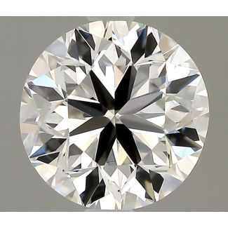 0.9 Carat Round H VVS2 VG EX GIA Natural Diamond