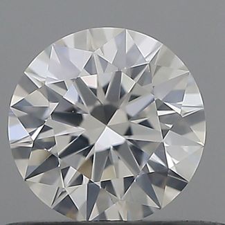 0.51 Carat Round G SI1 EX GIA Natural Diamond