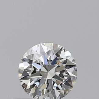 0.31 Carat Round I VVS1 EX GIA Natural Diamond