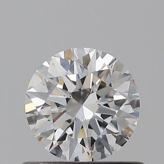 0.51 Carat Round D VVS1 EX GIA Natural Diamond