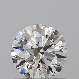 0.51 Carat Round F VS1 EX GIA Natural Diamond