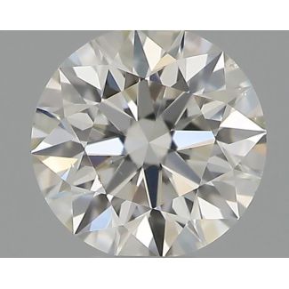 0.30 Carat Round H VS2 EX IGI Natural Diamond