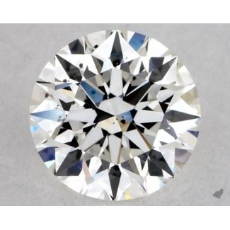 0.35 Carat Round G SI2 EX VG GIA Natural Diamond