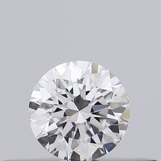 0.23 Carat Round F VVS1 EX GIA Natural Diamond