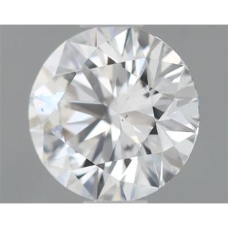 0.5 Carat Round E VS2 EX GIA Natural Diamond