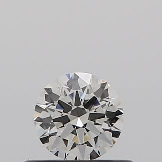 0.33 Carat Round I VVS2 EX GIA Natural Diamond