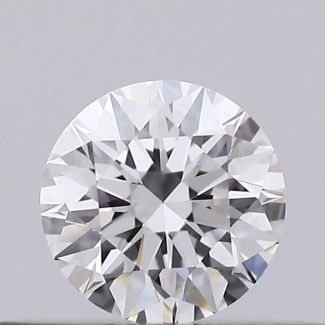 0.23 Carat Round D IF EX GIA Natural Diamond