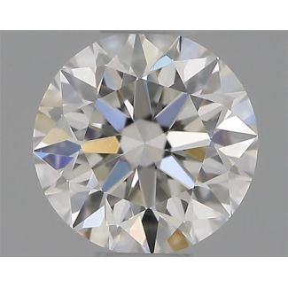 0.33 Carat Round F VVS2 EX IGI Natural Diamond