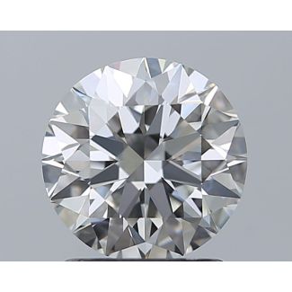 1.5 Carat Round G VVS2 EX GIA Natural Diamond