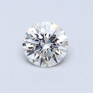 0.52 Carat Round G VVS2 EX VG GIA Natural Diamond