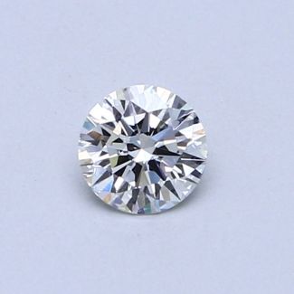 0.37 Carat Round F VS2 EX VG GIA Natural Diamond