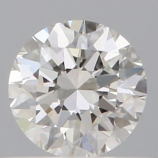 0.40 Carat Round H VVS2 VG EX GIA Natural Diamond