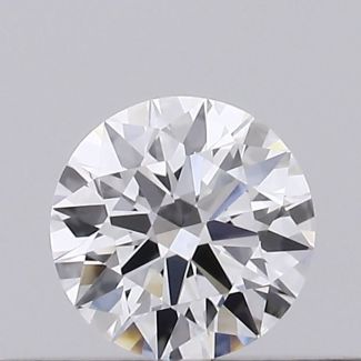 0.2 Carat Round D VVS2 EX VG GIA Natural Diamond