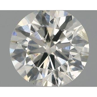 0.51 Carat Round I SI2 EX VG IGI Natural Diamond