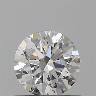 0.50 Carat Round H VVS1 EX GIA Natural Diamond