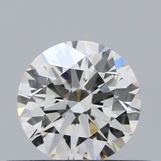 0.36 Carat Round I SI1 EX GIA Natural Diamond