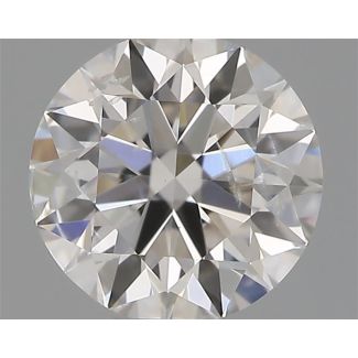 0.40 Carat Round G SI2 EX IGI Natural Diamond