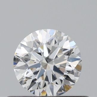 0.36 Carat Round G VVS1 EX GIA Natural Diamond