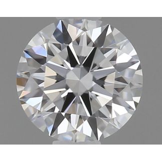 0.31 Carat Round D VVS2 EX GIA Natural Diamond