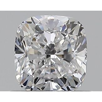 0.59 Carat Cushion Brilliant D VS2 - EX GD GIA Natural Diamond