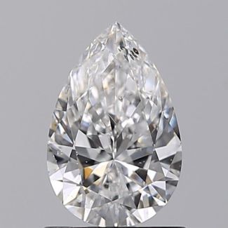 0.80 Carat Pear D SI2 - GD EX GIA Natural Diamond