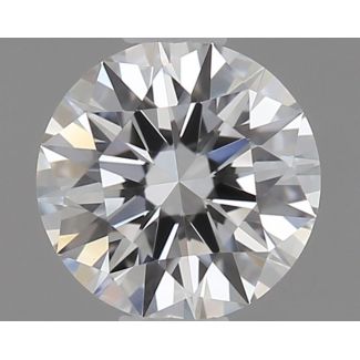 0.3 Carat Round F VVS1 EX GIA Natural Diamond