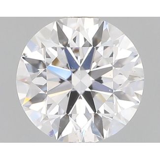 0.62 Carat Round D SI1 EX GIA Natural Diamond