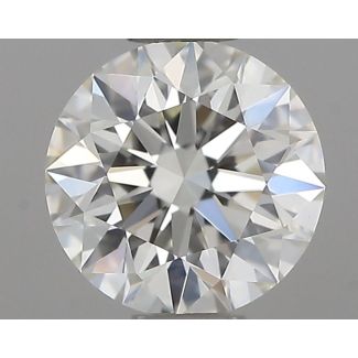 0.5 Carat Round H VVS1 EX IGI Natural Diamond