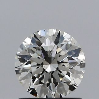 0.82 Carat Round J SI1 EX GIA Natural Diamond