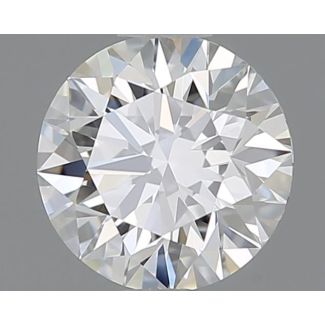 0.61 Carat Round E VVS1 EX GIA Natural Diamond