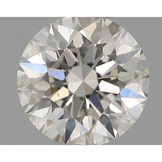 0.31 Carat Round H SI2 EX IGI Natural Diamond