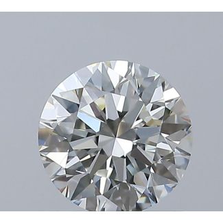 0.73 Carat Round H VVS2 EX IGI Natural Diamond